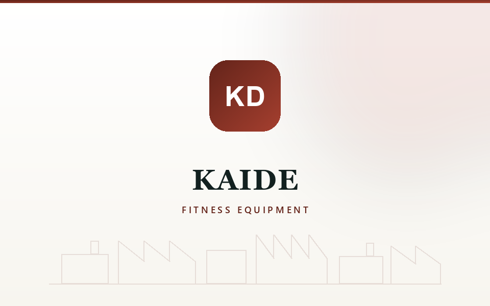 Dezhou Kaide Fitness Equipment Co., Ltd. factory in Shandong