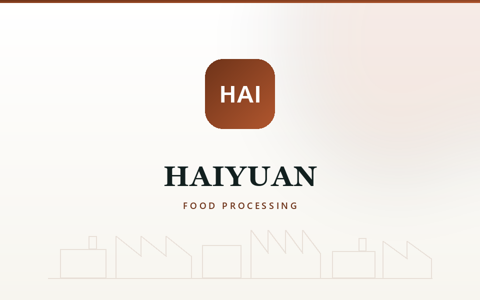 Qingdao Haiyuan Foodstuff Co., Ltd. factory in Shandong